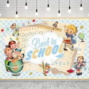Back to School Vintage Poster
